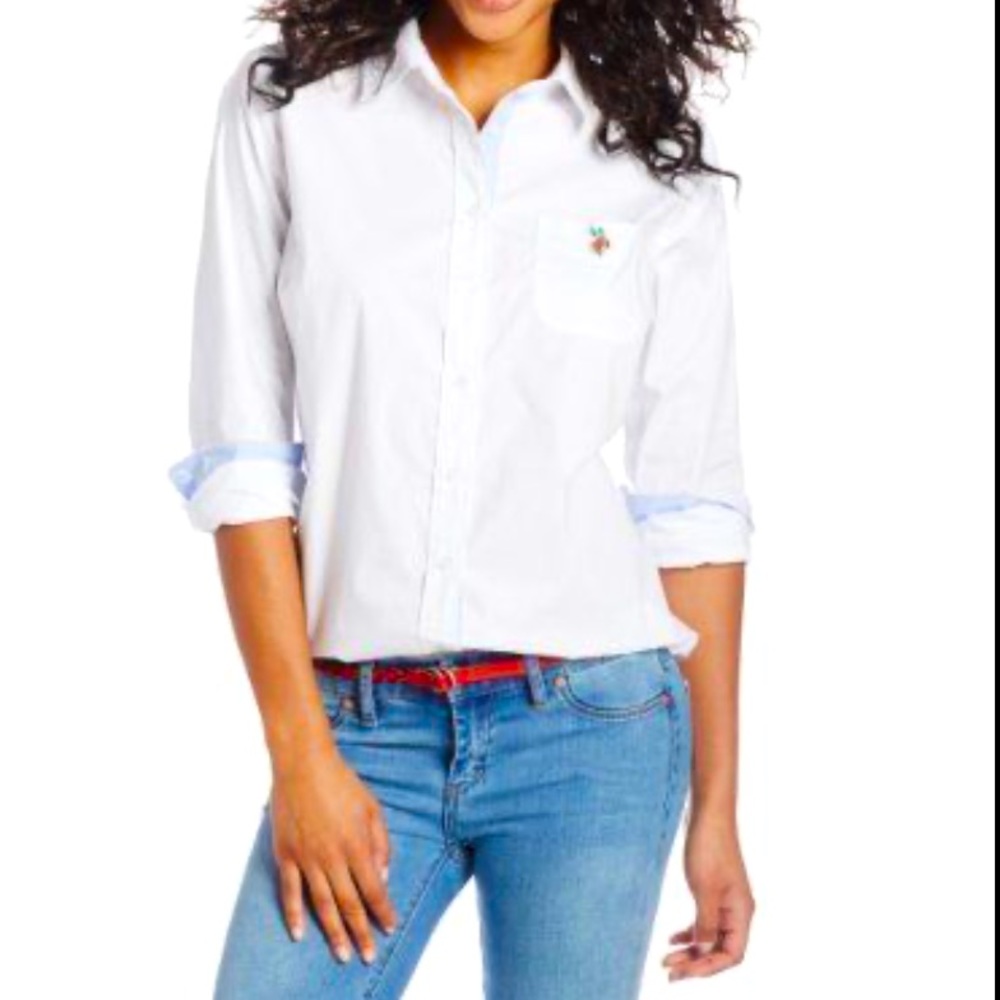 US Polo Association Classic White Button Down